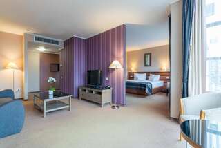 Отель Ramada Hotel Cluj Клуж-Напока Люкс с 1 кроватью размера «king-size» и 1 диваном-кроватью-5